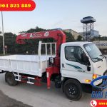 Xe tải Hyundai 110S 7 Tấn Gắn Cẩu UNIC UR-V344 3 Tấn 4 Khúc